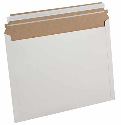 Lightweight Flat White Self-Seal Express Mailer-Item