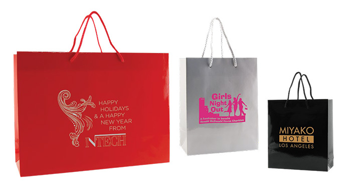 Glossy Laminated Colored Euro Tote