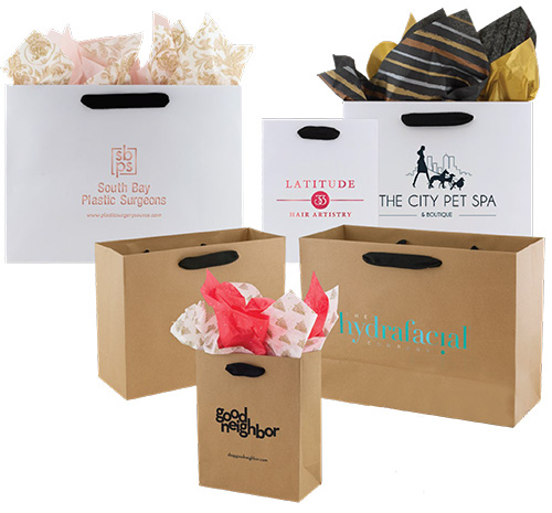 Matte Kraft Imprinted Twill Handle EuroTote