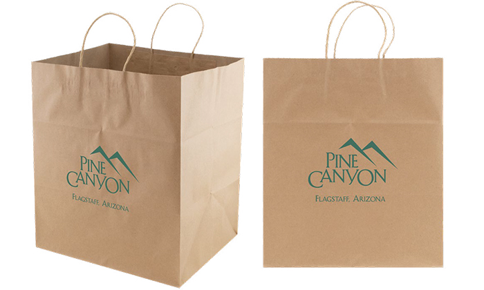 Jumbo Gusset Printed Take Out Bag