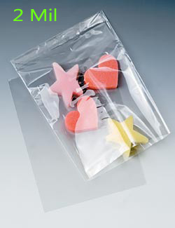 2 mil. Layflat Polyethylene Bags-Item