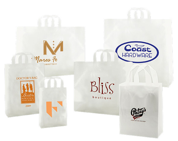 Frosted Clear Imprinted Soft Loop