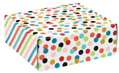 Dots &  Stripes Mailers Corrugated Mailer Boxes-Item