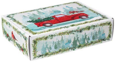 Farmhouse Christmas Corrugated Mailer Boxes-Item