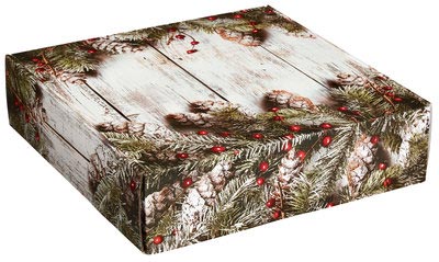 Rustic Winter Corrugated Mailer Boxes-Item