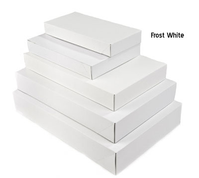 Ohio Valley White Gloss Apparel Box   -Item