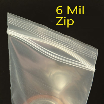 Heavy Duty 6mil Zip Style Bags-Item