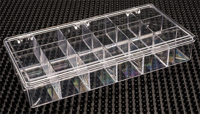 Rigid Clear Hinged Partition Boxes-Item