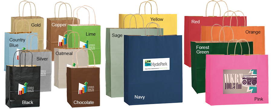 Short Run 4 Color Imprint Matte Color Bags