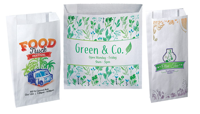 Quick Print 100+ Full Color Paper Merchandise Bags