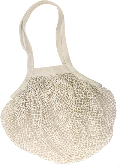 Natural Cotton Netted Shopper-Item