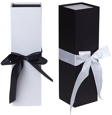 Rigid Ribbon Tie Wine Box-Item