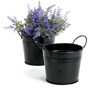  5 inch Black Side Handle Pail