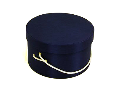 Navy Blue Hat Boxes-Item