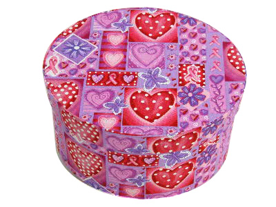 Breast Cancer Awareness Fabric Boxes-Item