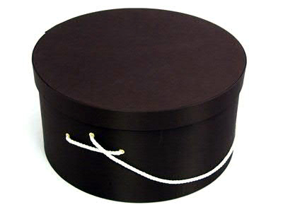 Dk Brown Hat Boxes-Item