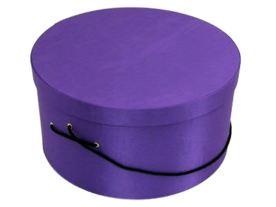 Dark Purple Hat Boxes-Item