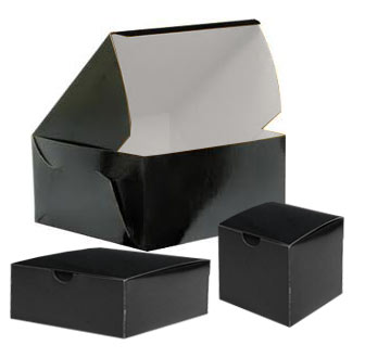 Black Cake Bakery Boxes-Item