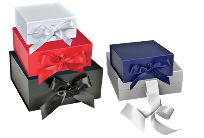 Scratch Resistant Matte Finish Ribbon Magnetic Box