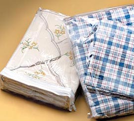 Professional Vinyl Accessory Bags w/White Nylon Zipper-Item