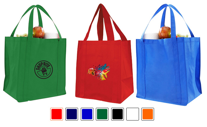 Custom Printed Jumbo 100GSM NonWoven Grocery Bag