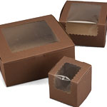 Ohio Valley Cocoa Window Cupcake Boxes