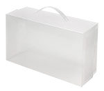 Frosted Woman's Shoe Boxes w/ Handle