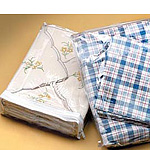 Professional Vinyl Accessory Bags w/White Nylon Zipper