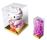 Clear Plastic Tuck Top PVC Box w/ Metallic Card Bottom