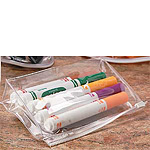 Vinyl Bags w/Sliding Plastic Closure and Heat Sealed Seams