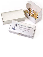 Folding 1 Piece White Candy Boxes