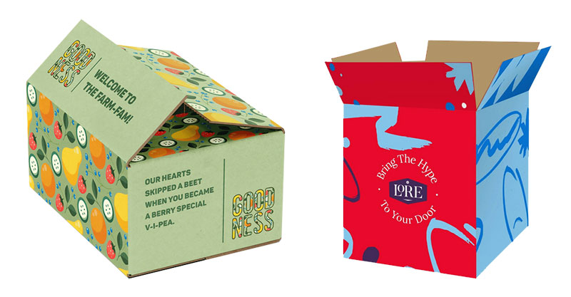 Spotlight Brand Full Color Printed White RSC