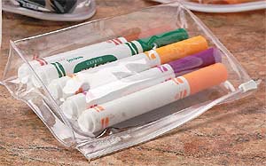 Vinyl Bags w/Sliding Plastic Closure and Heat Sealed Seams-Item