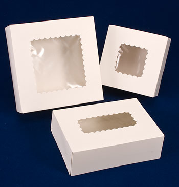 White Window Cake Bakery Boxes-Item