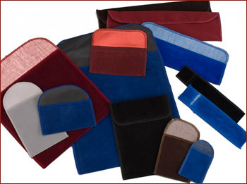 Flap Style Velour Gift Pouches