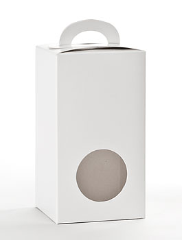 Vertical White Window Candy Totes-Item