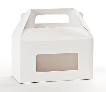 Horizontal White Window Candy Totes-Item