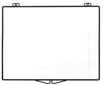 4 5/8 x 3 1/2 - Rigid Hinged Plastic Boxes
