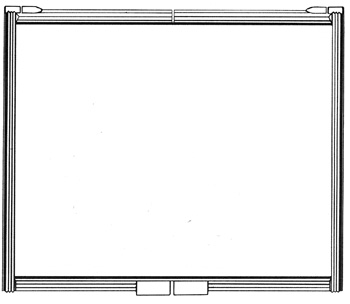 8 1/8 x 6 1/4 - Rigid Hinged Plastic Boxes