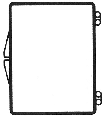 2 1/8 x 1 5/8 - Rigid Hinged Plastic Boxes
