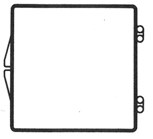 2 x 2 - Rigid Hinged Plastic Boxes