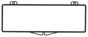 3 3/4 x 1 3/16 - Rigid Hinged Plastic Boxes