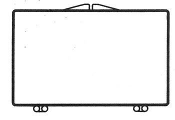 3  1/2 x 2 1/8 - Rigid Hinged Plastic Boxes