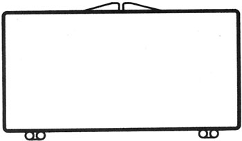 3 7/8 x 1 15/16 - Rigid Hinged Plastic Boxes