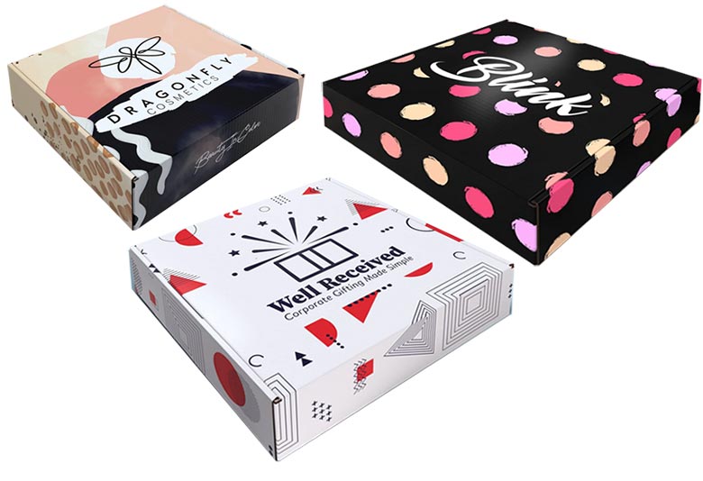 Matte Finish Full Color Bleed Custom Printed Subscription Boxes