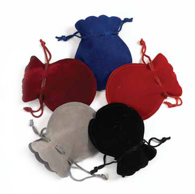 Round Velveteen Bags