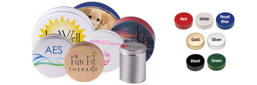 Custom Printed Round Cookie Tins