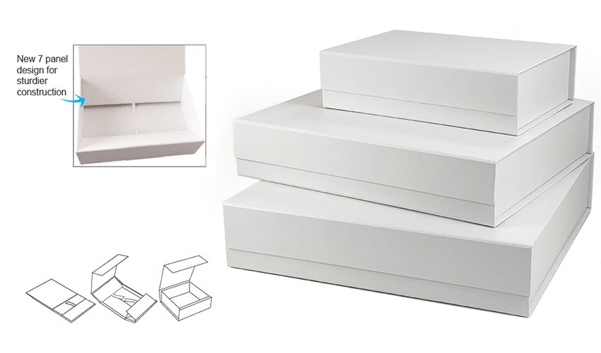 Vogue Magnetic 7 Panel Matte Apparel Box