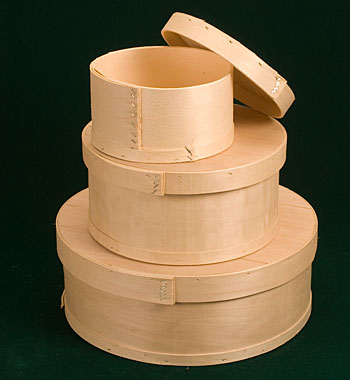 Round Wooden Cheese Boxes-Item