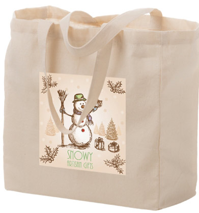 Custom Printed 13x5x13 Cotton/Canvas Totes